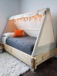 Build A Tent Bed Bed Tent Diy Kids