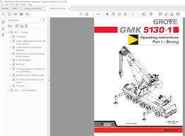grove gmk 5130 1 operating instructions