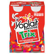 yoplait smoothie yogurt beverage trix