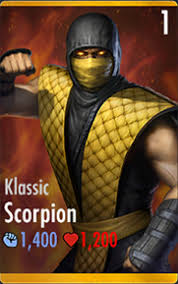 All of the console/mobile exclusive requirements . Scorpion Klassic Injustice Mobile Wiki Fandom