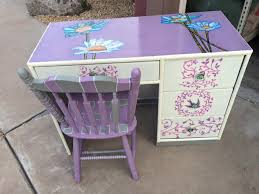Pink kids' & toddler furniture : Lilac Little Girls Desk Set By Heather Medrano Artwork Archive