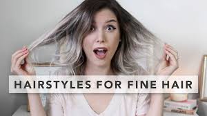 But here, the curls are not very thin like those hairstyles. 3 Quick And Easy Hairstyles For Fine Hair Youtube