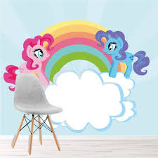 Rainbow Unicorns Wall Mural Wallpaper