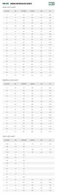 Adidas Footwear Size Chart Sizing Charts Shoes Athletics