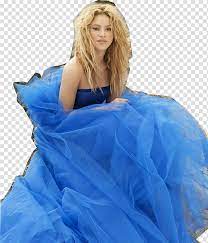 Give it up to me. Shakira Antes De Las Seis Women S Blue Dress Transparent Background Png Clipart Hiclipart