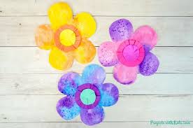 Easy Watercolor Flowers For Kids To
