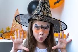 happy halloween cute little witch