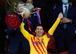 Barça beat athletic club in the final of the copa del rey. Sensational Messi Scores Twice As Barca Beat Athletic To Win Copa Del Rey Arab News