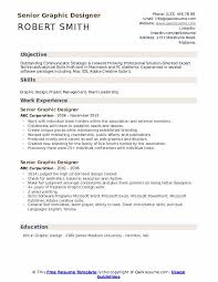 senior graphic designer resume sles