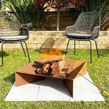 Cast Iron Outdoor Firepit With Ash Tray