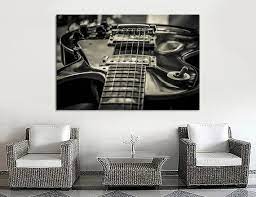 Guitar Large Canvas Guitar Wall Decor