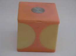 50s 60s uk mod plastic cube vanity