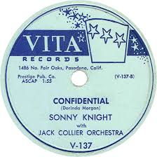 78 RPM - Sonny Knight - Jail Bird / Confidential - Vita - USA - V-137