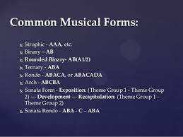 Understanding the musical form of a piece is an important part of being a musician. High School Presentation Forms Of Music