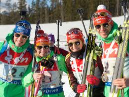 Insidern war die liebesbeziehung der beiden bereits bekannt. Deutsche Biathleten Gewinnen In Canmore Die Mixed Staffel Wintersport