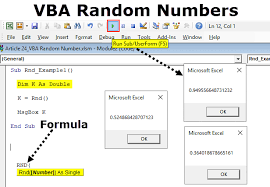Vba Random Numbers Use Rnd Vba Function For Random Number