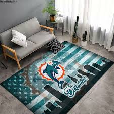 miami dolphins flannel carpet anti skid