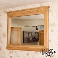 oak wall mirrors dining room