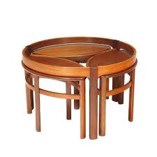 Small Nesting Tables In Teak England