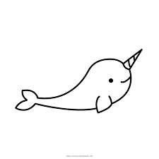 Unicorn and narwhal coloring book: Narwhal Coloring Page Narwhal Drawing Narwhal Preschool Art Projects