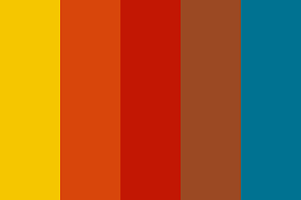 these 70s color palette