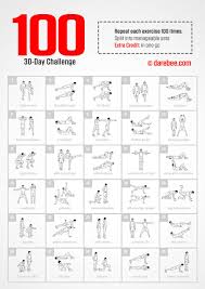 30 Day Fitness Challenge By Darebee Fitness Inspiration