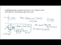 Parametrization Of Circle Arcs