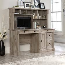 Salt oak finish • dimensions: Palladia Computer Desk With Hutch Split Oak 424814 Sauder Sauder Woodworking