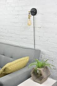 Plug In Wall Sconce Custom Colors