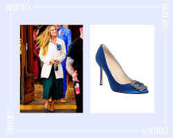 carrie bradshaw s iconic wedding shoes