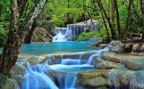 thailand jungle stream waterfalls