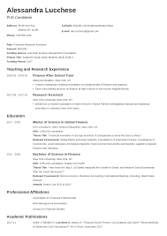 resume for graduate application