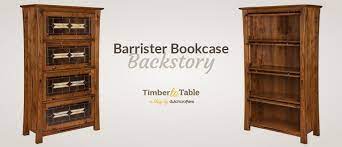 barrister bookcase backstory timber