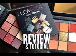 huda beauty obsessions palettes review