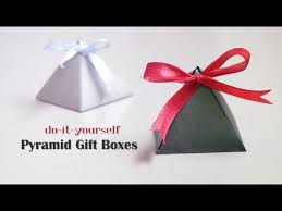 origami paper pyramid gift bo you