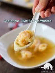 cantonese style shrimp wonton 鮮蝦雲吞