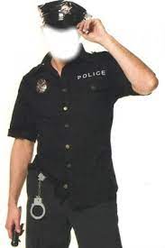 policier photo frame effect pixiz