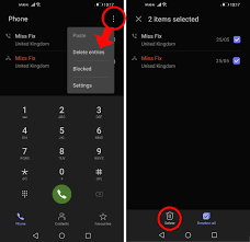 export and delete your android call history