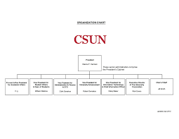 University Organization Chart California State University