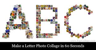 letter alphabet or text photo collage