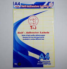 self adhesive labels a4 no 107 tj labels
