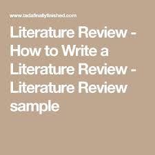 Literature review   An Introduction Literature Review  Writing Prompts Word p 