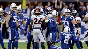 The complete indianapolis colts team roster, with player salaries and latest news updates. Vinatieri S Final Kick Gives Colts 15 13 Win Over Broncos Abc News