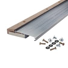 aluminum wood door threshold install