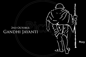 Image of Abstract Illustrative Poster for Gandhi Jayanti on 2nd October on  the eve of father of the nation Mohandas Karamchand Gandhi Birthday in  India-SJ334683-Picxy