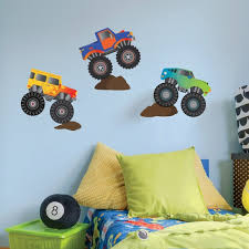 Monster Truck Wall Decals Removable