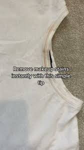 remove makeup stains on clothing