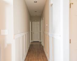 long dark boring hallway makeover