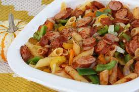 sausage peppers penne pasta gluten