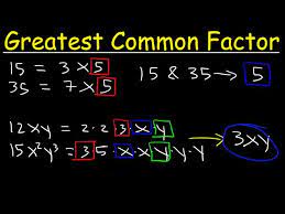 How To Find The Greatest Common Factor